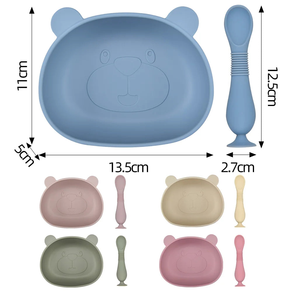 Bol panda silicone